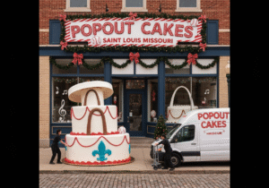 Giant popout jumpout cakes delivered in Saint Louis, Missouri