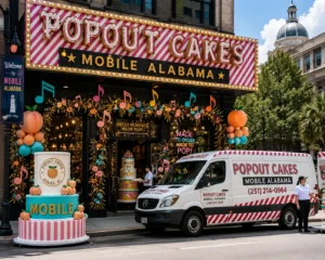 Giant popout jumpout cakes delivered in Alabama