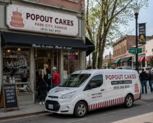 Giant popout jumpout cakes delivered in Kansas