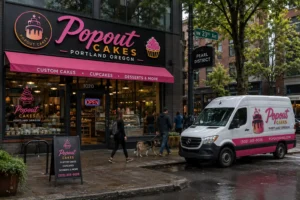Giant popout jumpout cakes delivered in Oregon